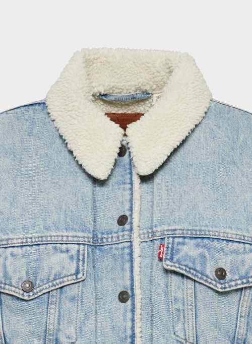 90s sherpa trucker jacket Product Image