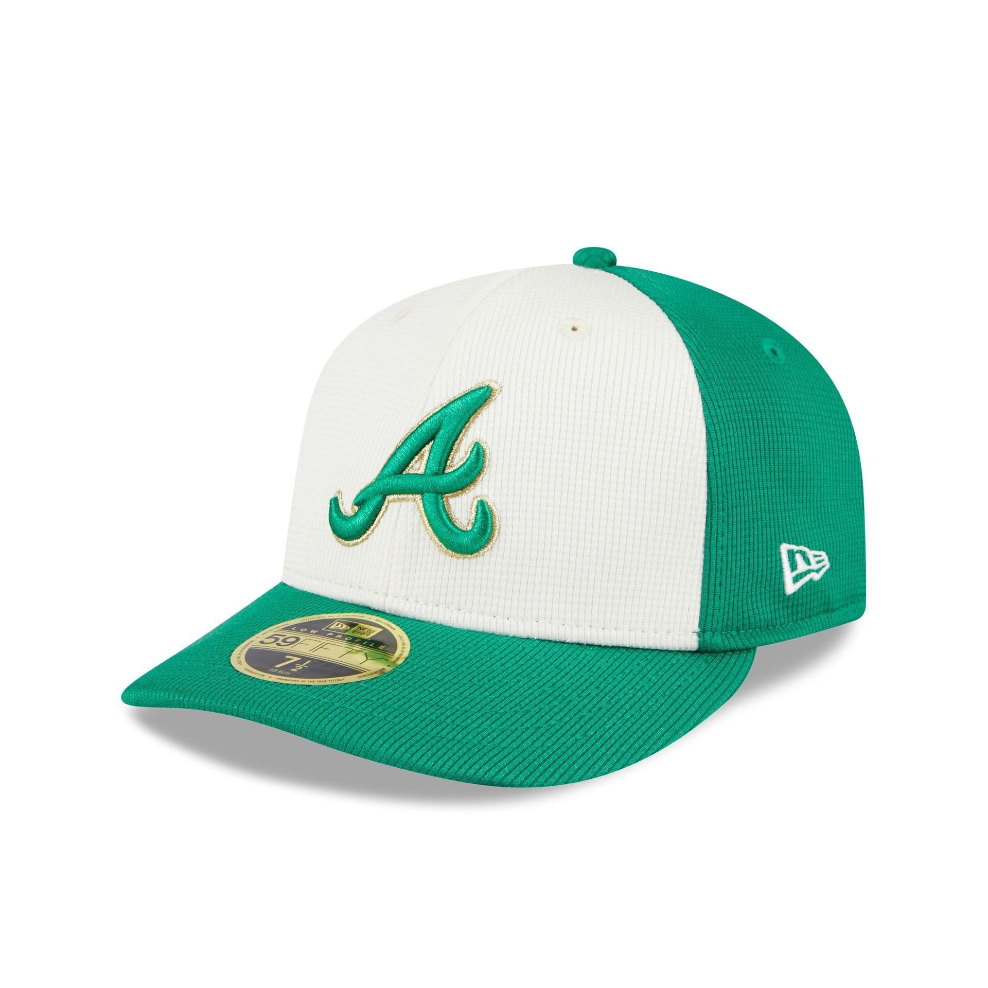 Atlanta Braves St. Patrick's Day 2024 Low Profile 59FIFTY Fitted Hat Male Product Image