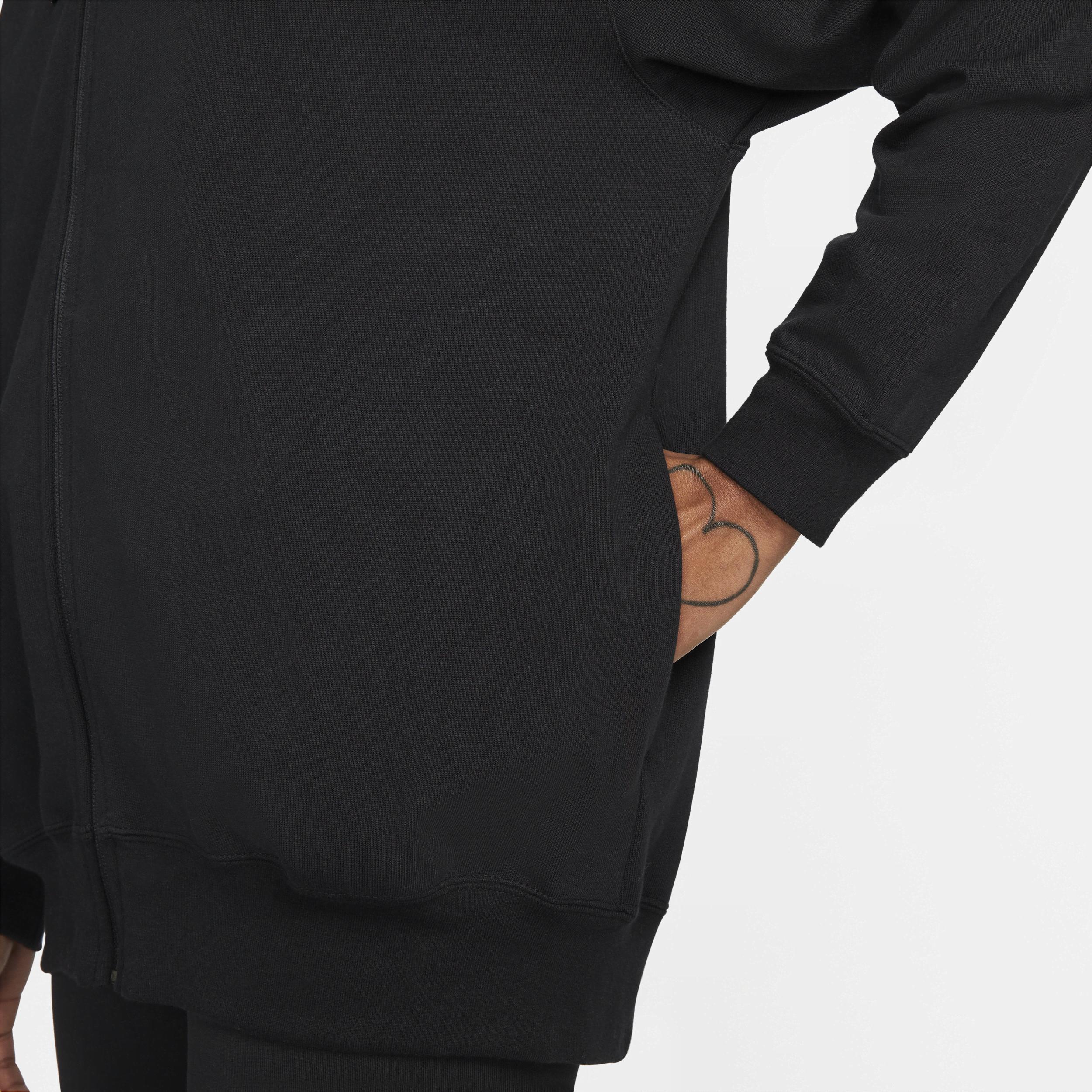 Women's Nike Sportswear Oversized Jersey Full-Zip Hoodie Product Image