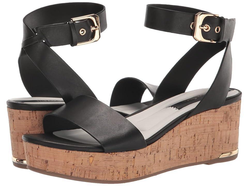 Franco Sarto Presley Platform Wedge Sandals Leather) Women's Sandals Product Image