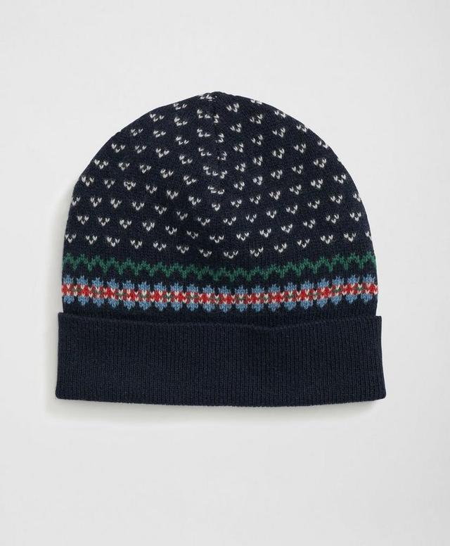 Wool-Alpaca Holiday Fair Isle Hat Product Image