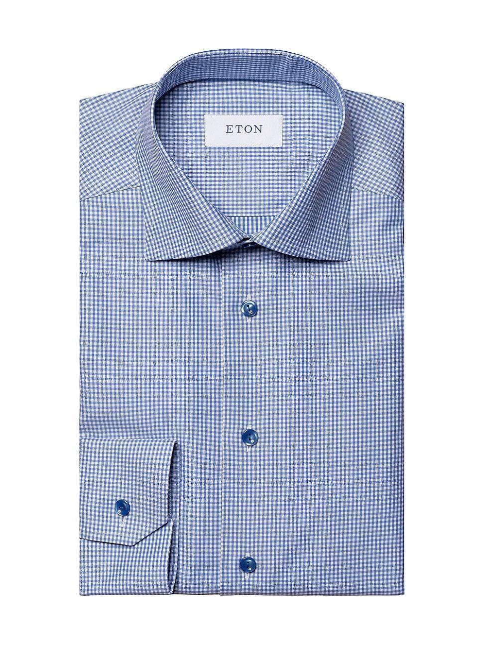 Mens Slim-Fit Check Shirt Product Image