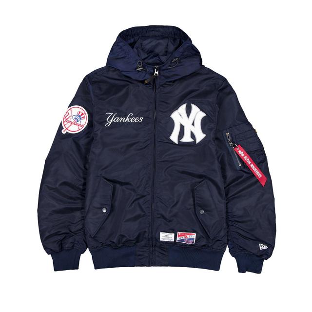 Alpha Industries x Detroit Tigers L-2B Hooded Bomber Jacket Male Product Image