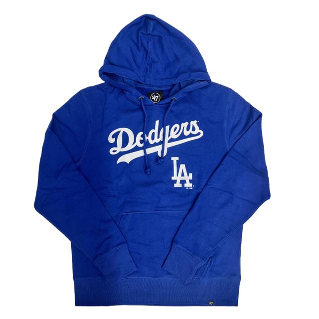 Los Angeles Dodgers Pullover Hoodie Sweatshirt - Blue Male Product Image