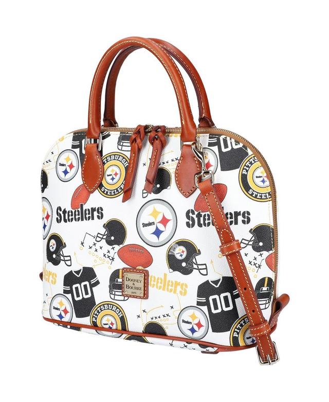 Womens Dooney & Bourke Pittsburgh Steelers Gameday Zip Zip Satchel Product Image