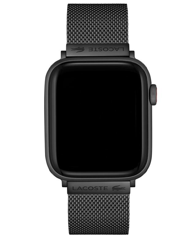 Lacoste Black-Tone Stainless Steel Mesh Bracelet for Apple Watch 42mm/44mm Product Image