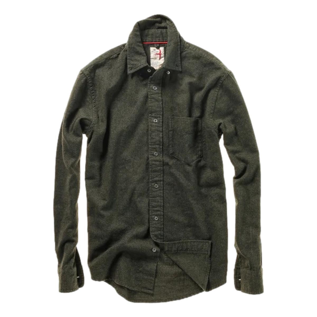 Flyweight Brushed Twill Button Down Dk Loden Product Image