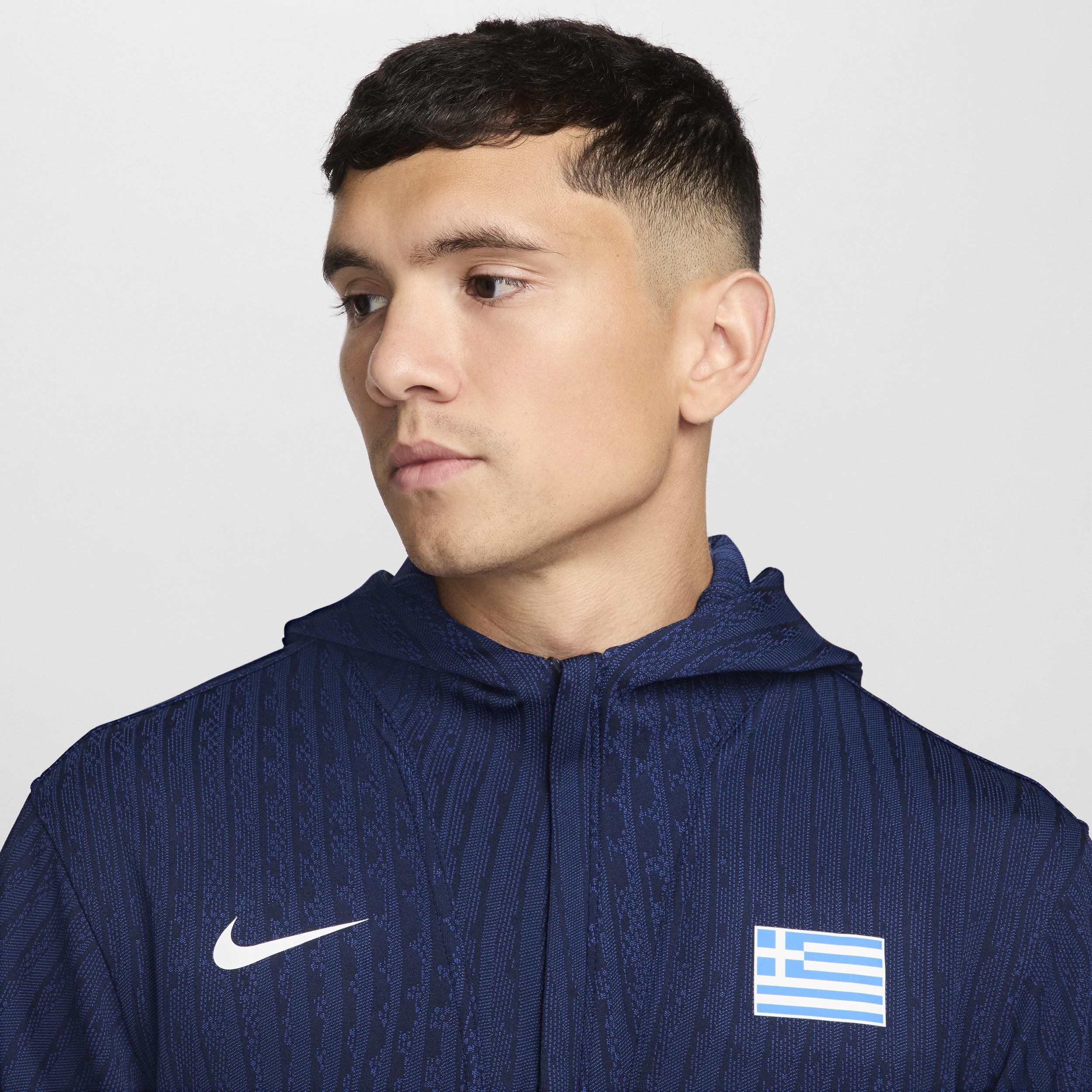 Greece Nike Men's Dri-FIT ADV Basketball Game Jacket Product Image