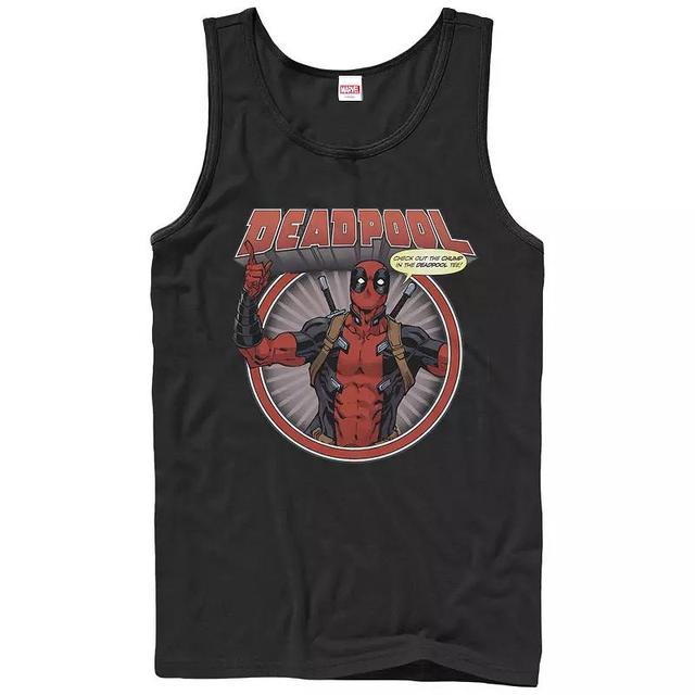 Mens Marvel Deadpool Check Out The Chump In The Deadpool Graphic Tee Graphic Tank Product Image