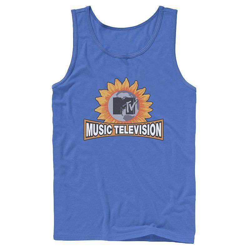 Mens MTV Music Television Sunflower Logo Tank Top, Boys Product Image