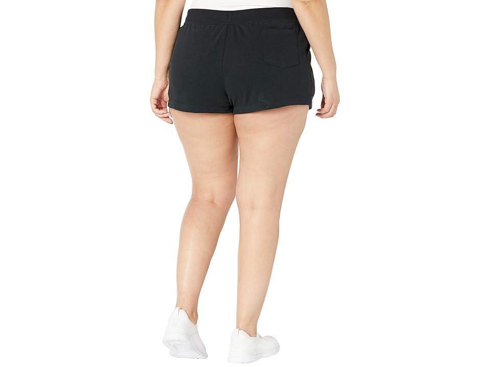 Womens Champion Campus French Terry Shorts, C Logo, 2.5 Black XL product image