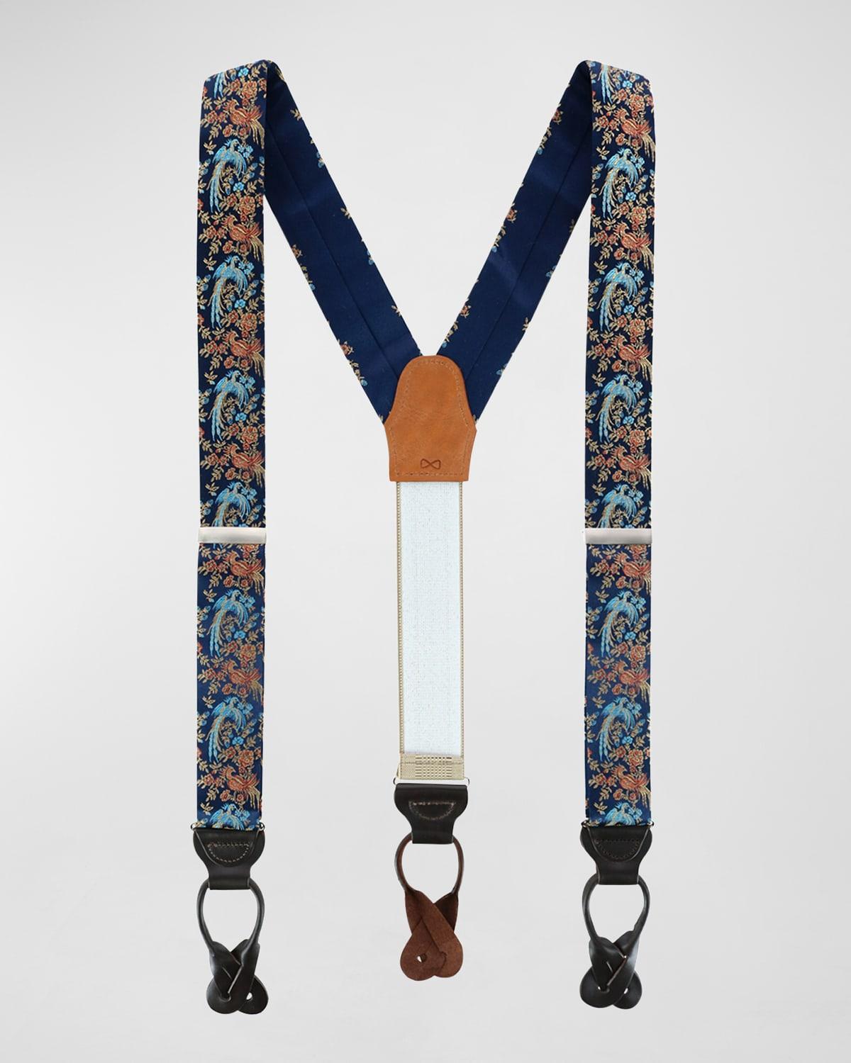 Trafalgar Bird of Prosperity Silk Suspenders Product Image