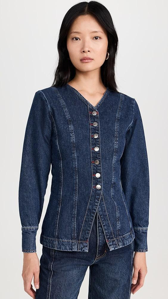 ALIGNE Audrey Denim Top | Shopbop Product Image