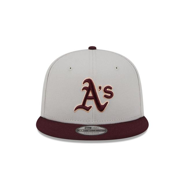 Oakland Athletics Mauve Visor 9FIFTY Snapback Hat Male Product Image