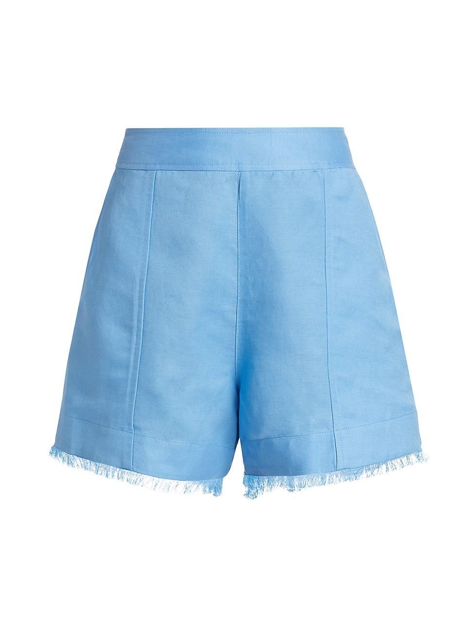 Womens Dax Linen-Blend Shorts Product Image