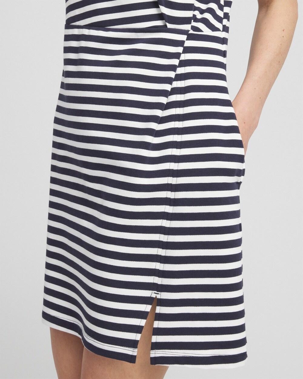 Zenergy® Stripe Twist Front Dress Product Image