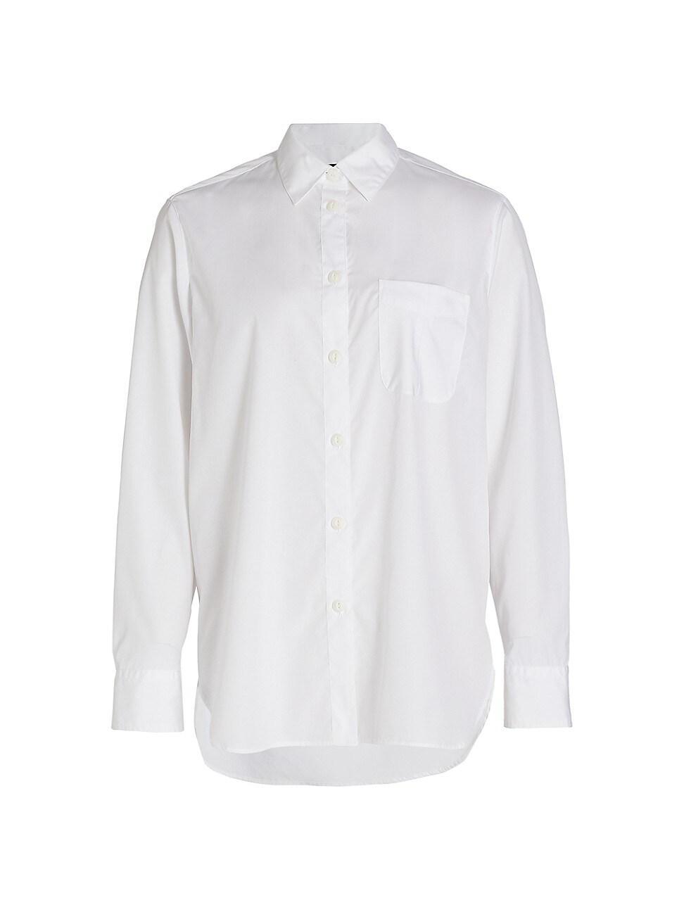 Womens Maxine Cotton Button-Front Shirt Product Image