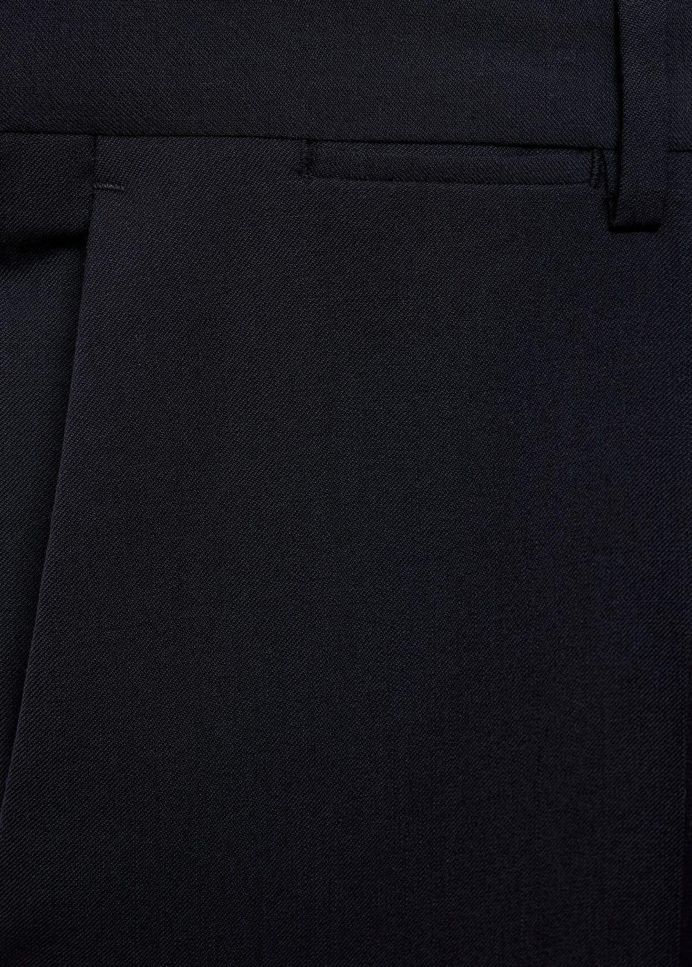 MANGO MAN - 100% virgin wool slim-fit suit pants dark navyMen Product Image