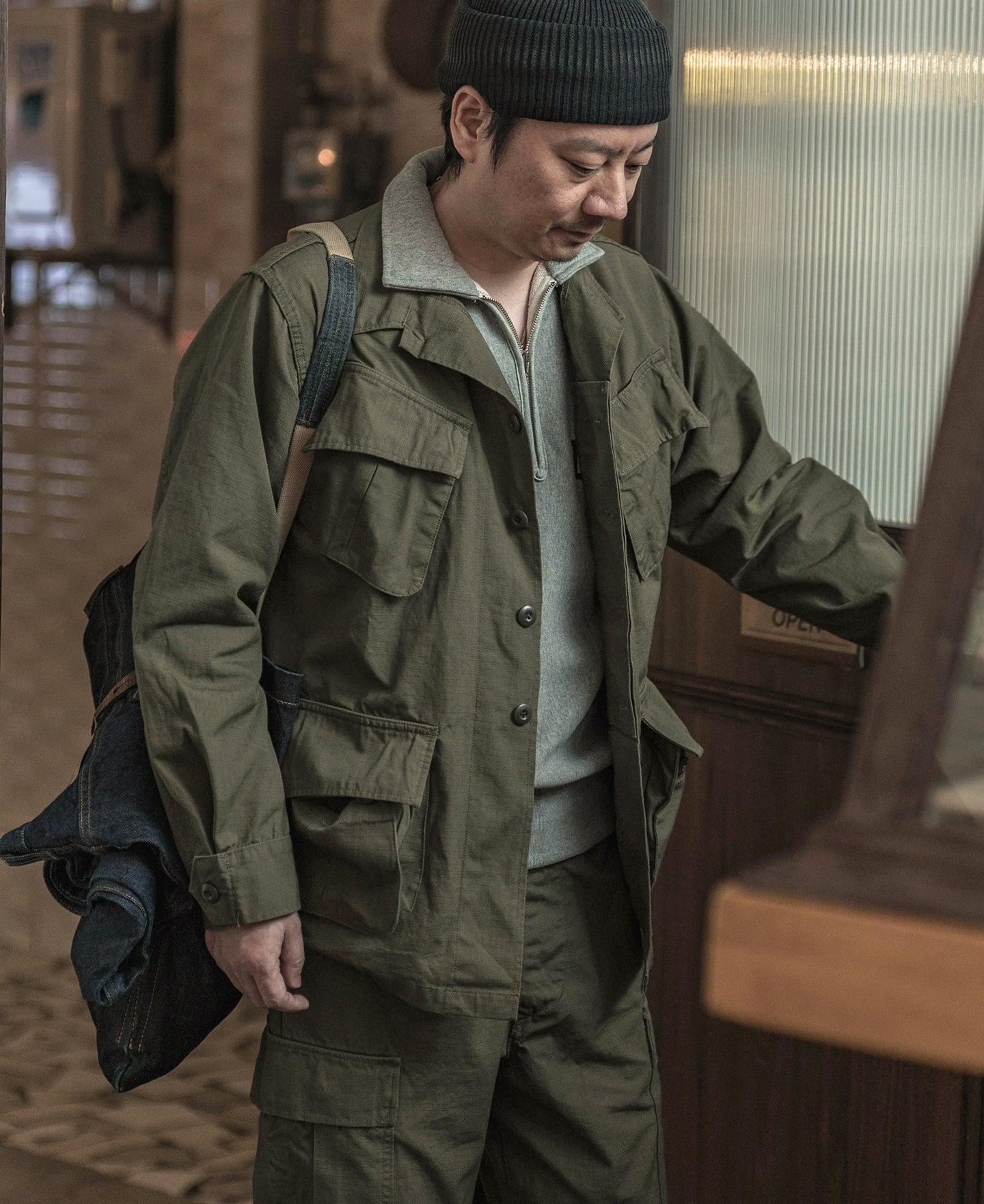 US Army 5th Model Tropical Jungle Fatigue Jacket Product Image