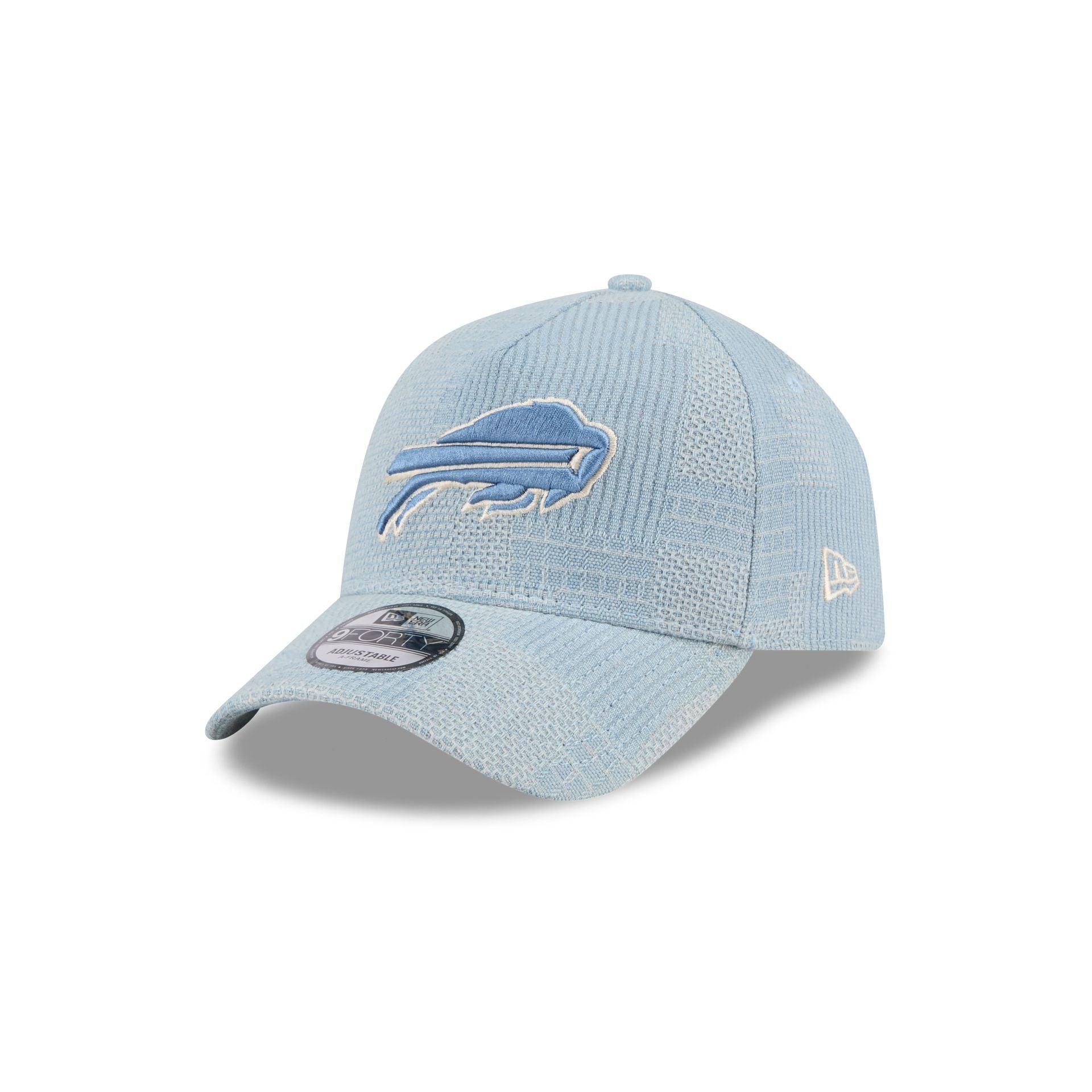 Buffalo Bills Logo Essentials Denim 9FORTY A-Frame Snapback Hat Male Product Image