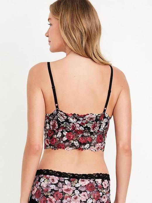 Lace Longline Bralette Product Image