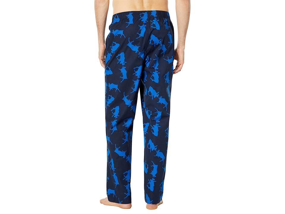 L.L.Bean Comfort Stretch Woven Sleep Pants Regular (Classic Moose) Men's Pajama Product Image