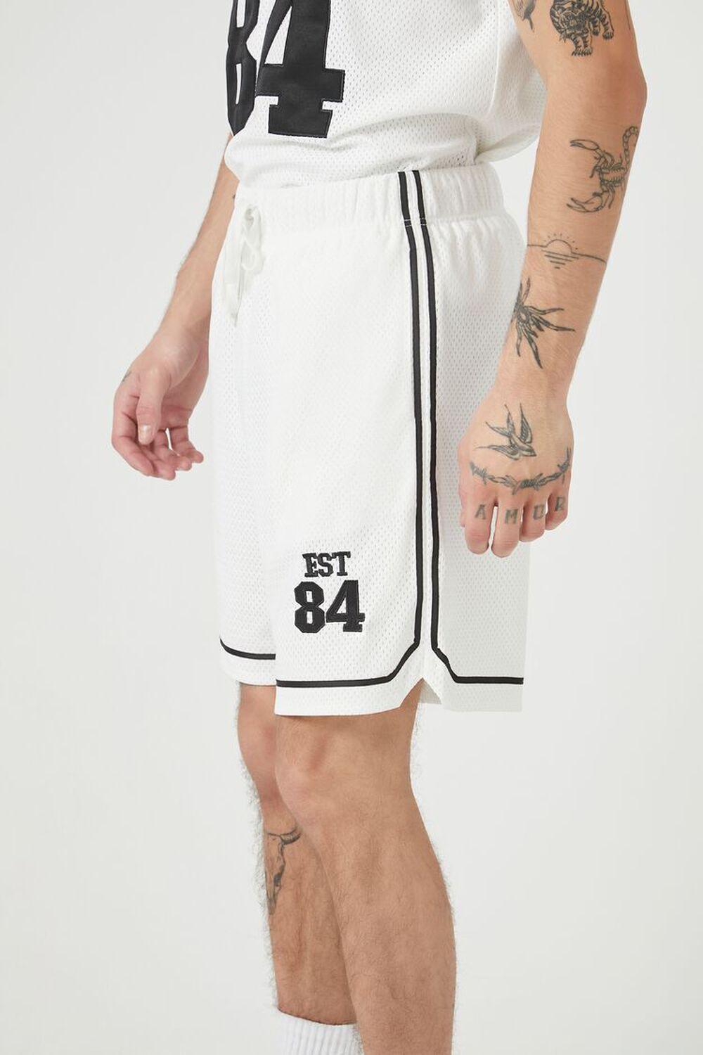 EST84 Graphic Basketball Shorts | Forever 21 Product Image