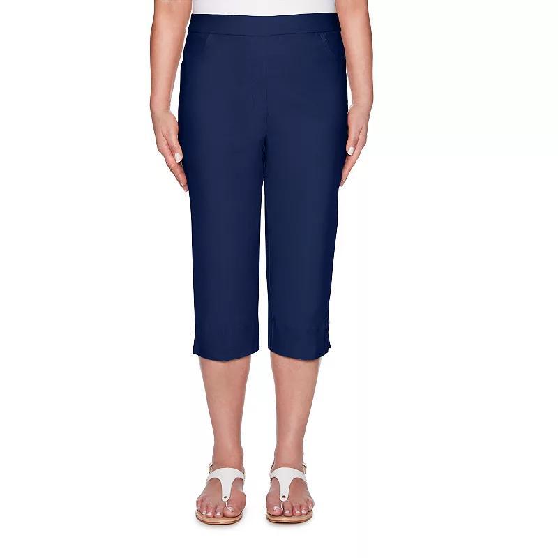 Petite Alfred Dunner Allure Capri Pants, Womens Product Image