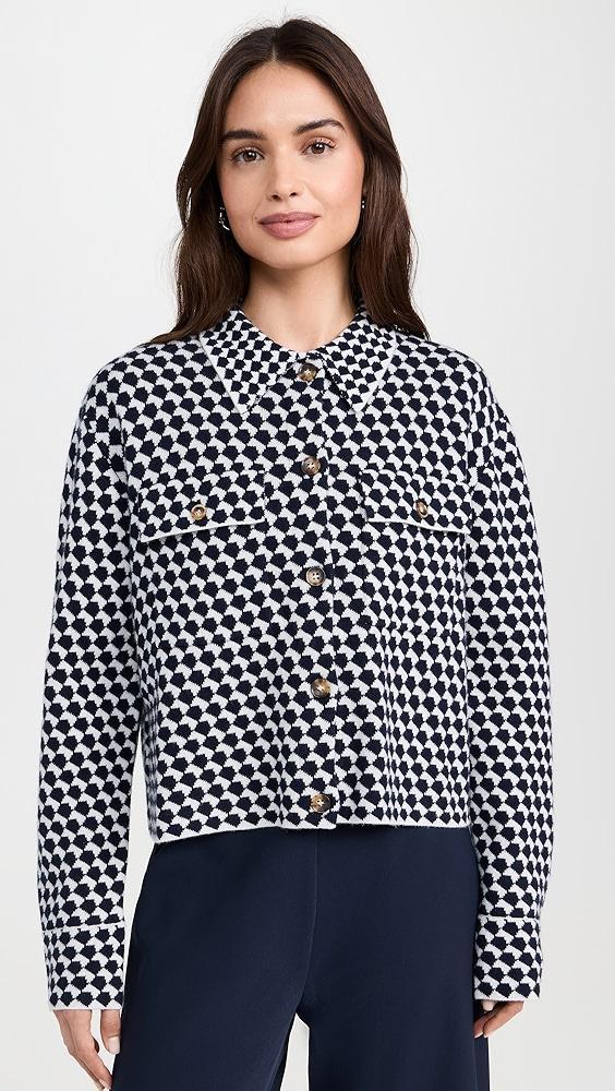 La Ligne Patterned Cropped Jane Jacket | Shopbop Product Image