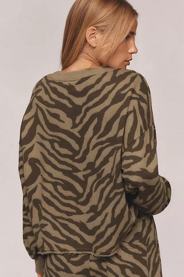 Sundry Femme Zebra Sweatshirt Product Image