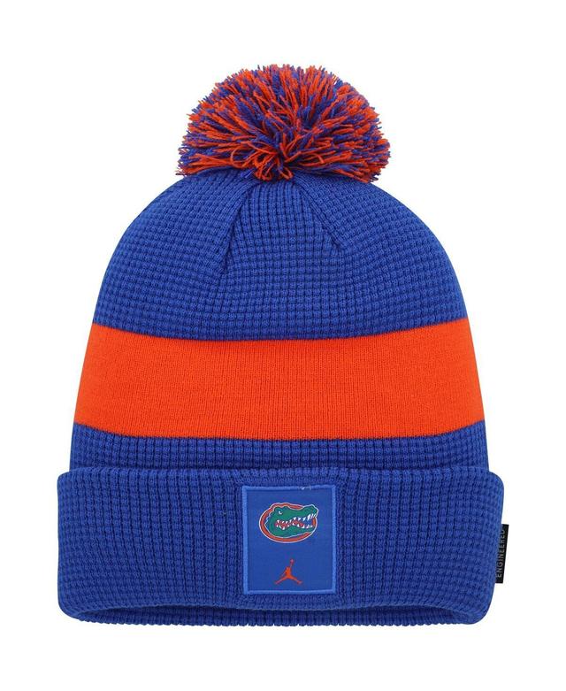 Mens Jordan Royal Florida Gators Sideline Team Cuffed Knit Hat with Pom Product Image