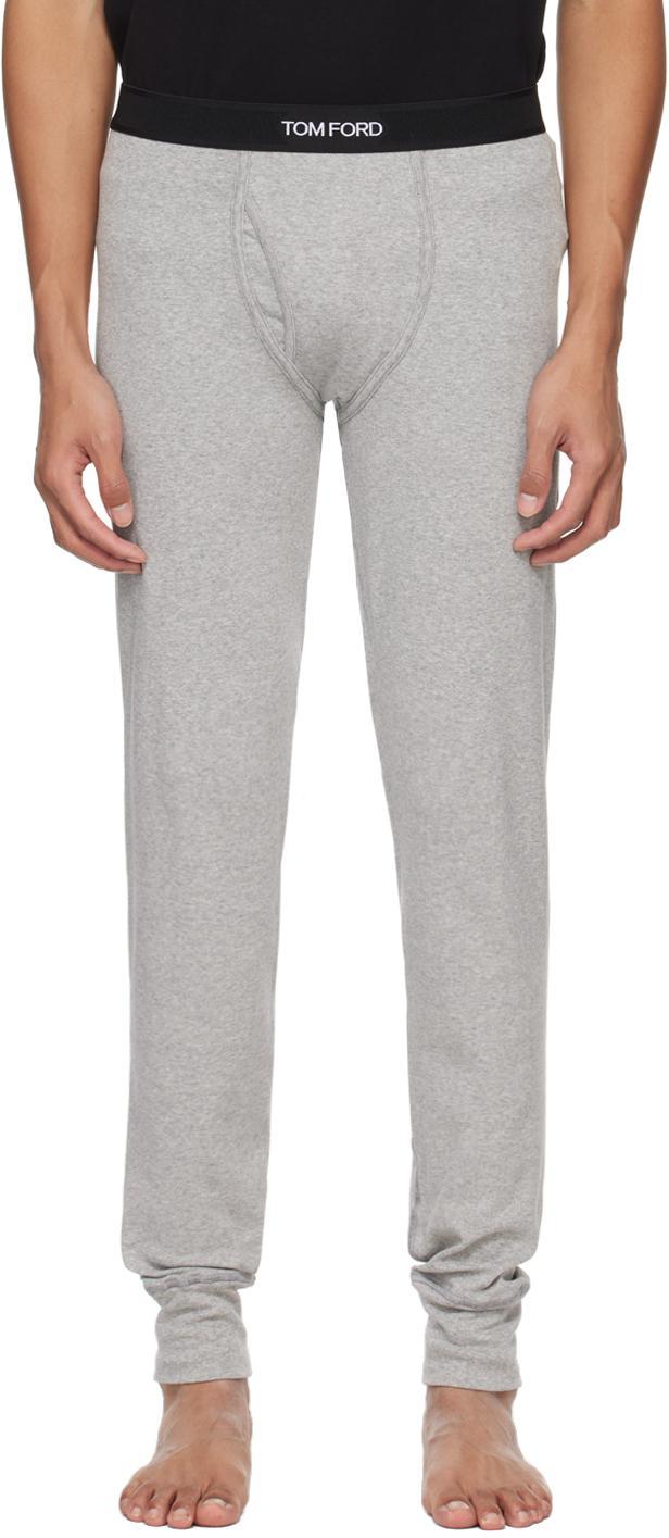 Gray Long Johns Lounge Pants In Grey Product Image