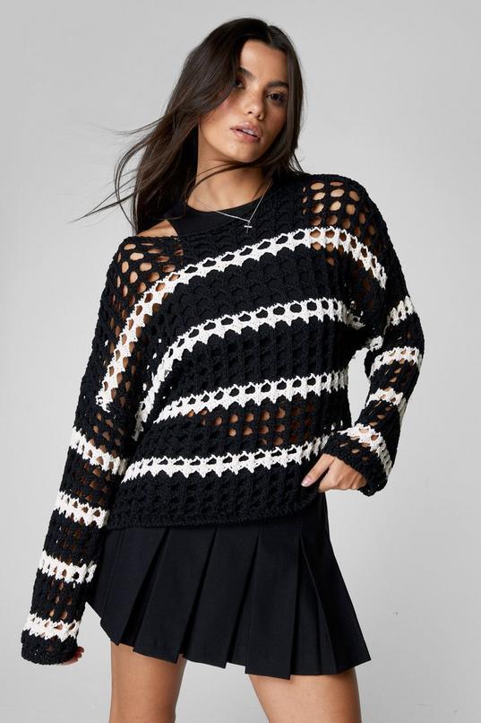 Knitted Stripe Jumper Product Image