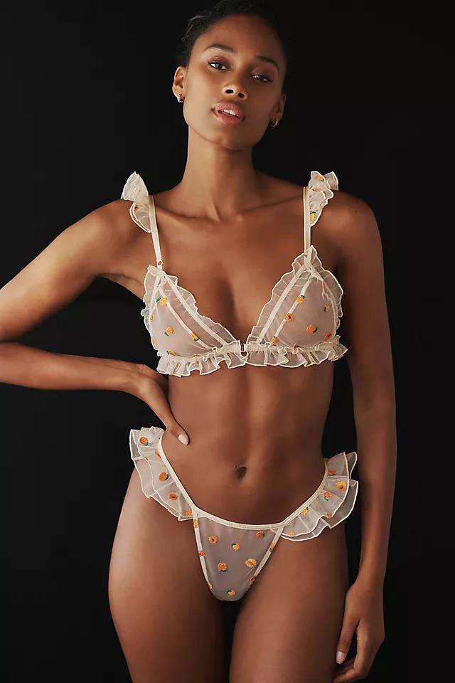 Le Petit Trou Pêche Triangle Bralette Product Image