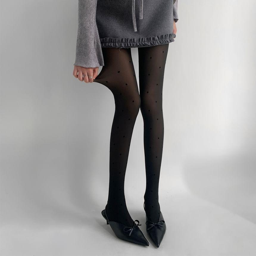 Patterned Sheer Tights Product Image