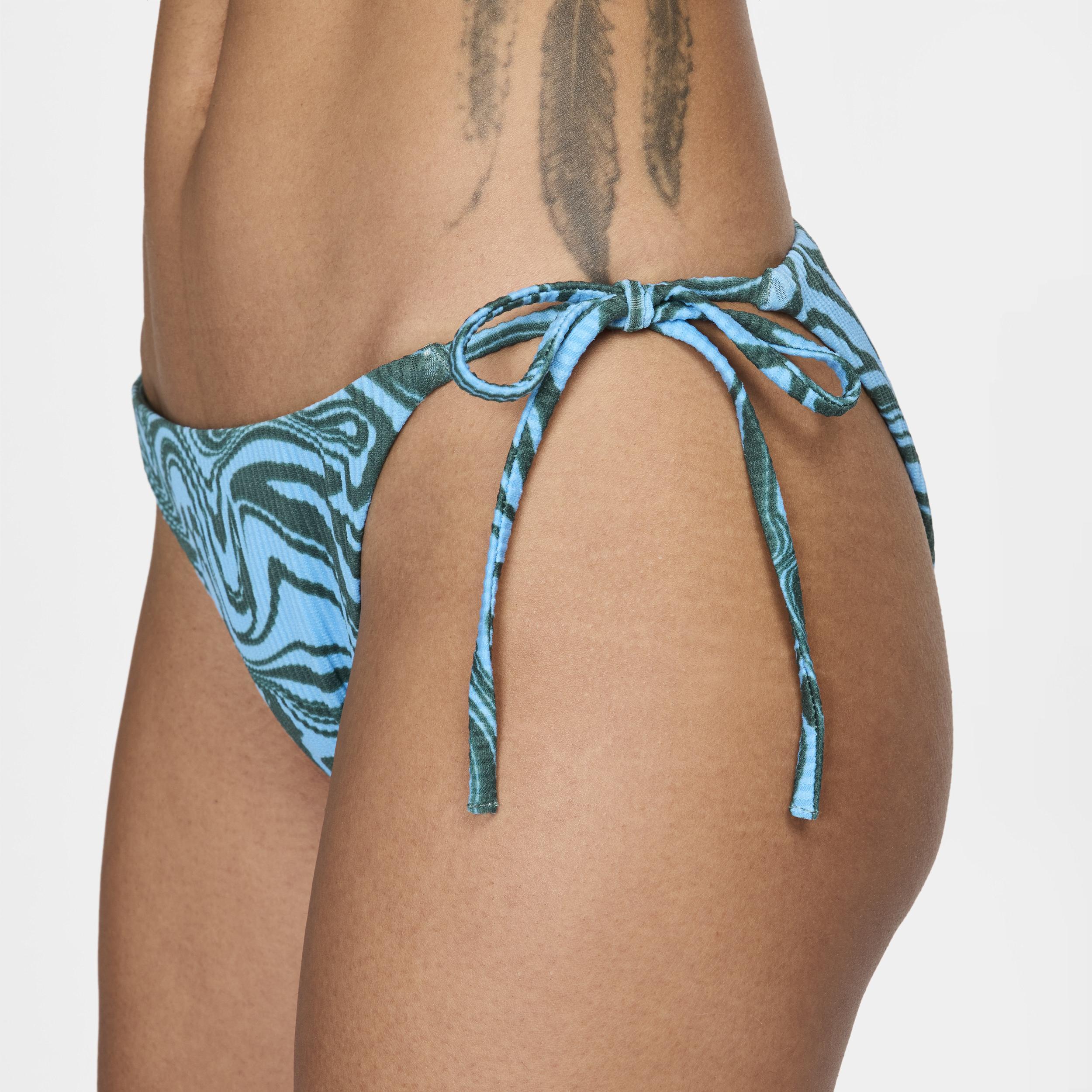 Nike Women's Swim Swirl String Bikini Bottom Product Image