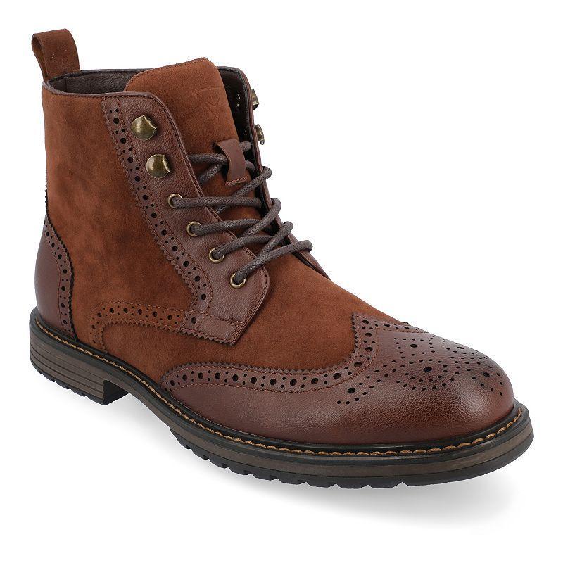 Vance Co. Virgil Mens Tru Comfort Foam Lace-up Ankle Boots Product Image