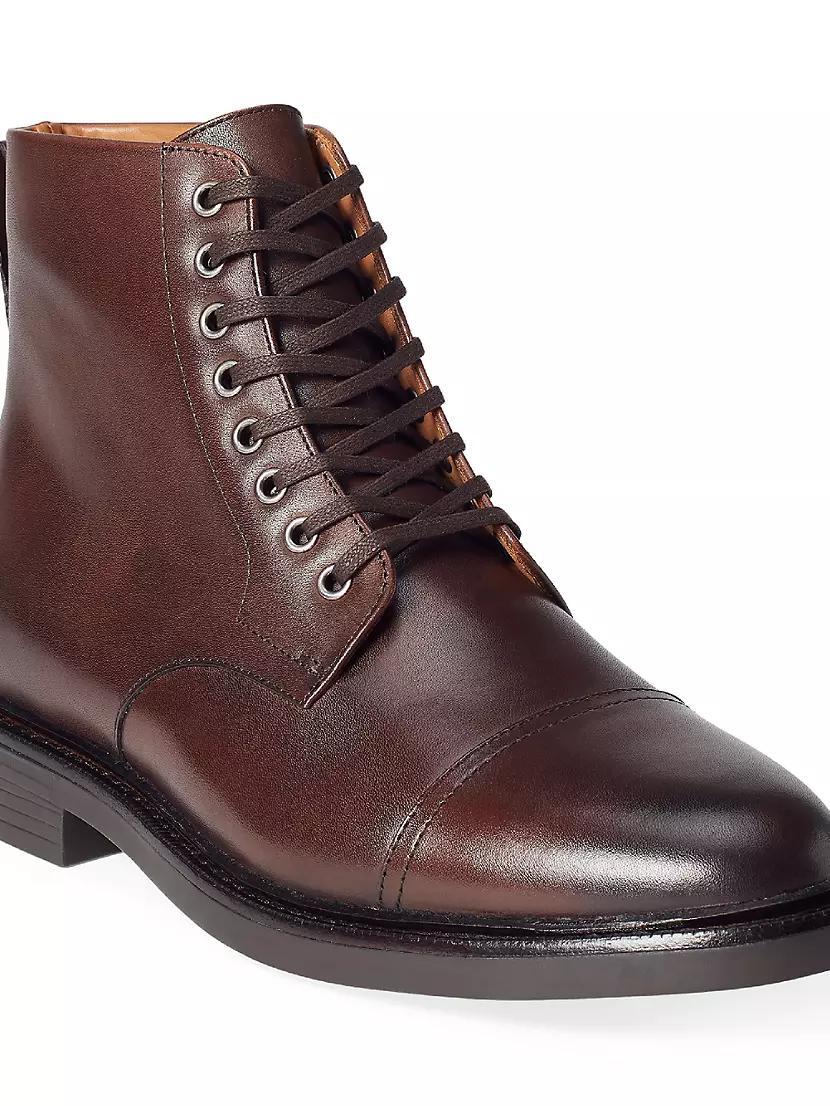 Asher Leather Lace-Up Boots Product Image