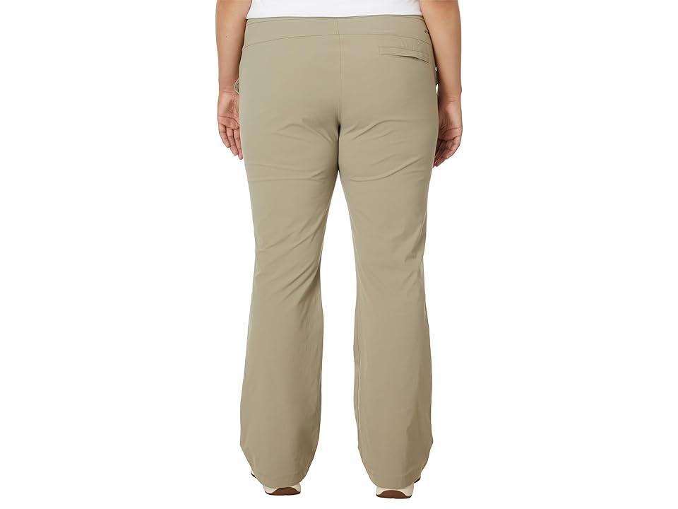 Columbia Plus Size Anytime Outdoor Boot Cut Pant (Tusk) Women's Casual Pants Product Image