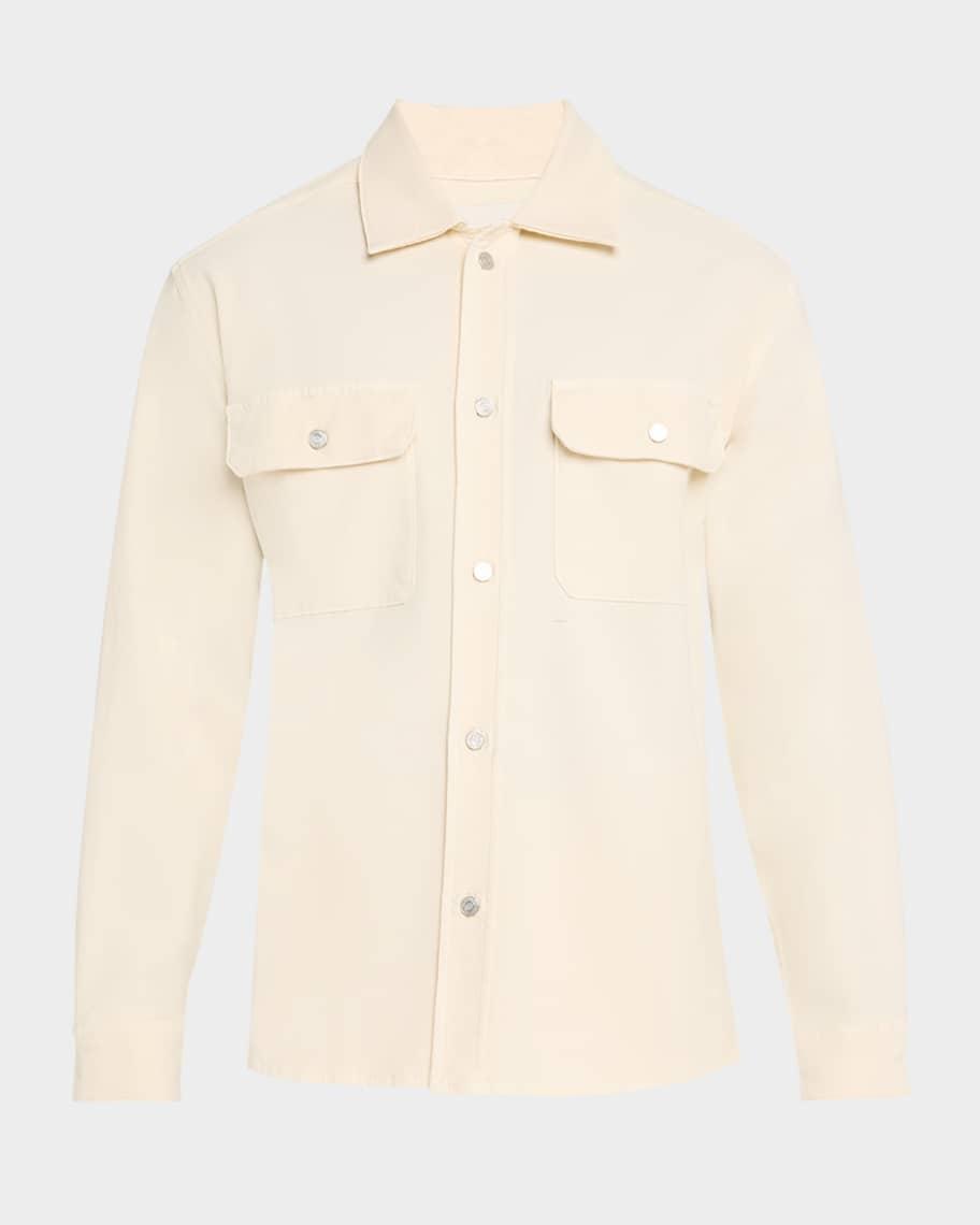 Men's 2-Pocket Cotton-Lyocell Overshirt Product Image