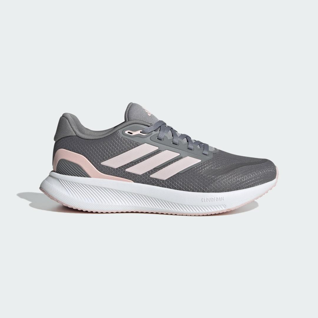 adidas Runfalcon 5 Wide Running Shoes Grey Three 6.5 Womens Product Image