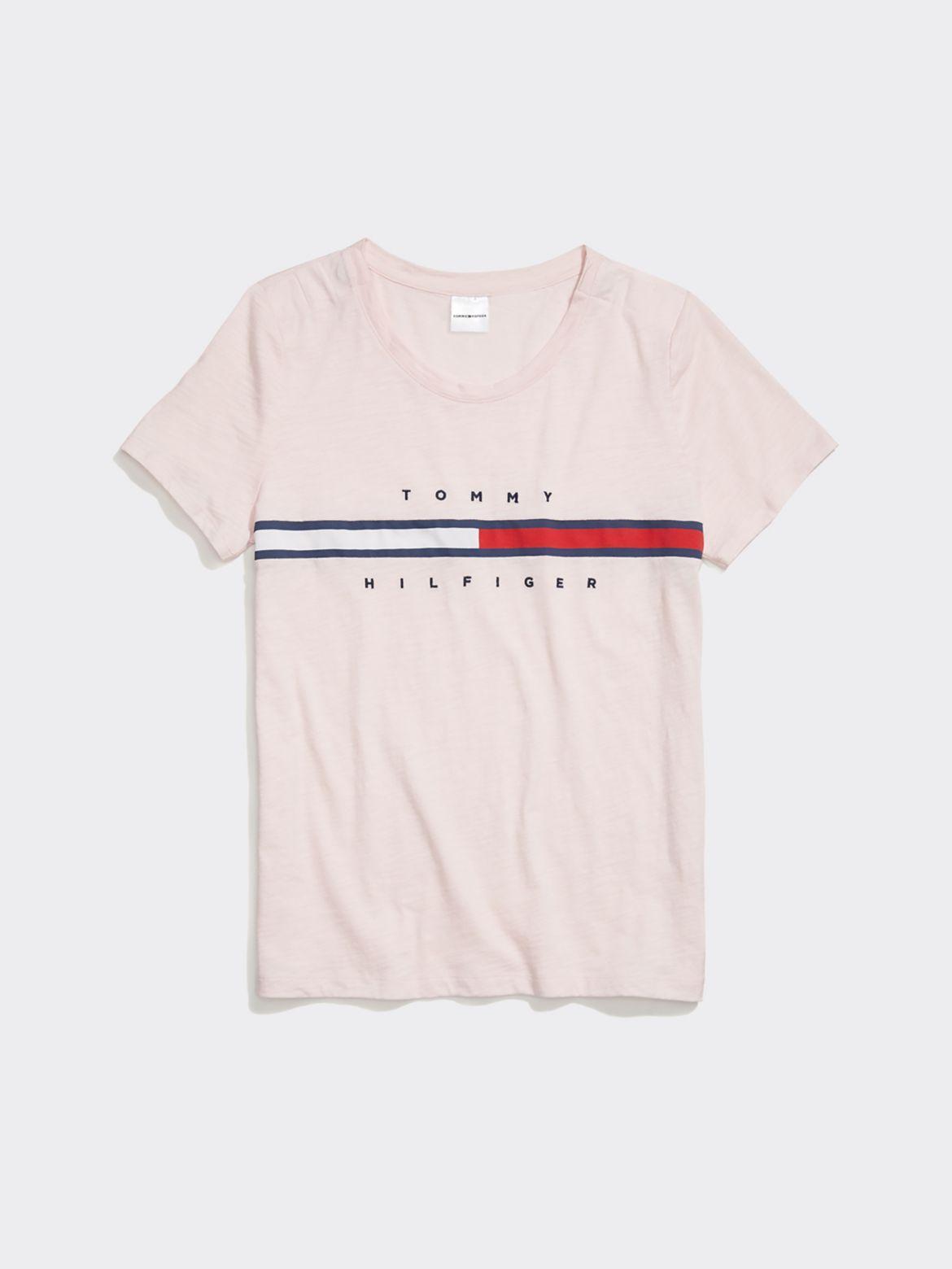 Tommy Hilfiger Women's Stripe Signature T-Shirt Product Image