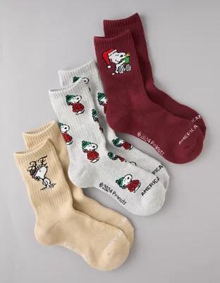 AE Peanuts Socks 3-Pack Product Image