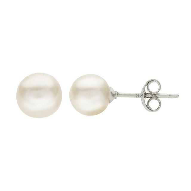 PearLustre by Imperial Freshwater Cultured Pearl Stud Earrings - 6 mm, Womens, White Product Image