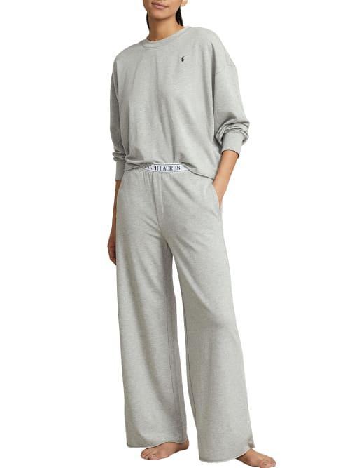 Polo Ralph Lauren Sweatshirt & Wide Leg Pajamas Product Image