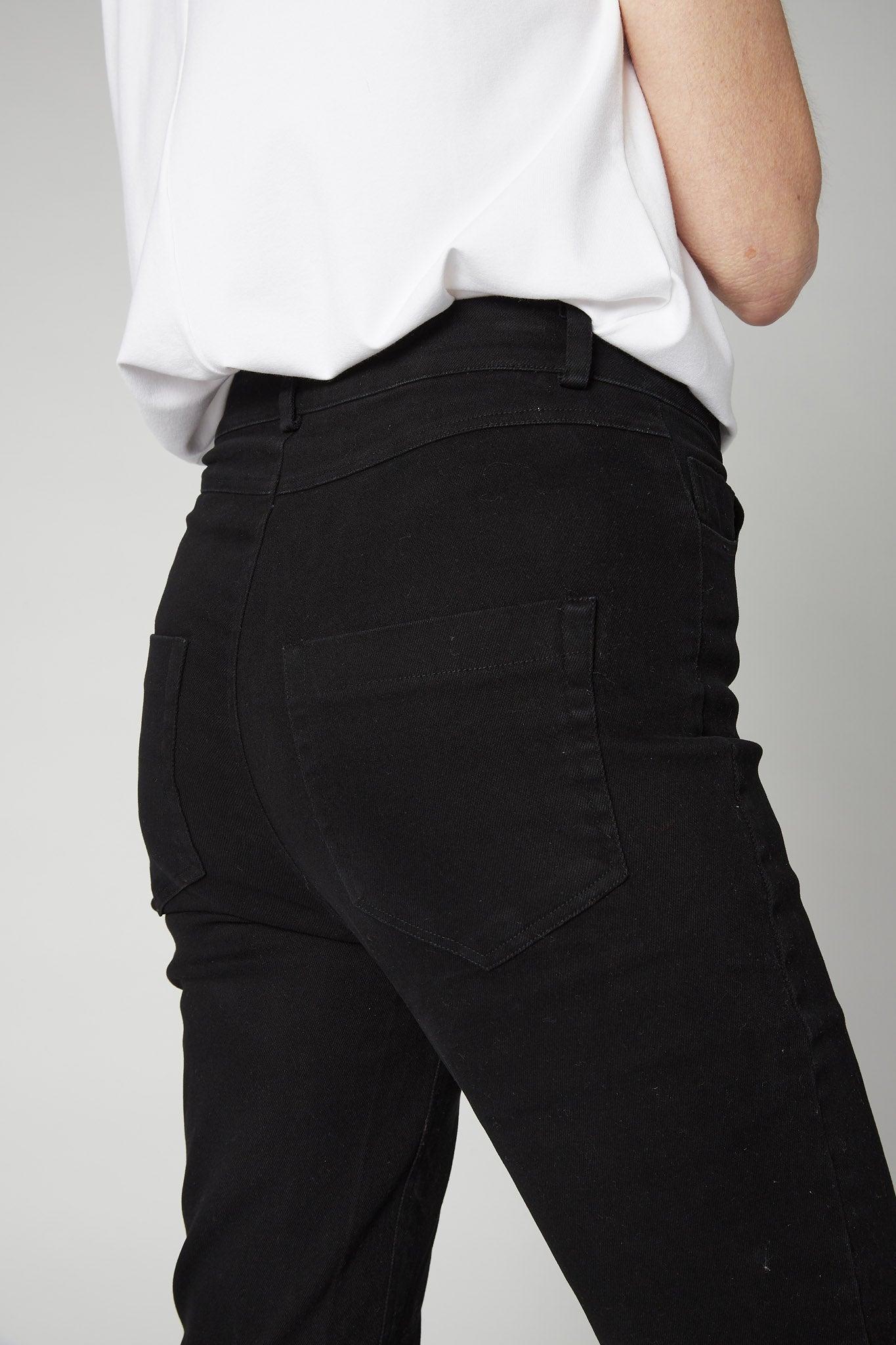 The Iconic Fitted Denim Pants Product Image