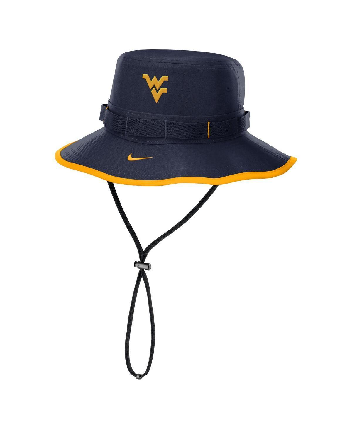 Nike Mens Navy West Virginia Mountaineers 2024/25 On-Field Apex Performance Boonie Bucket Hat Product Image