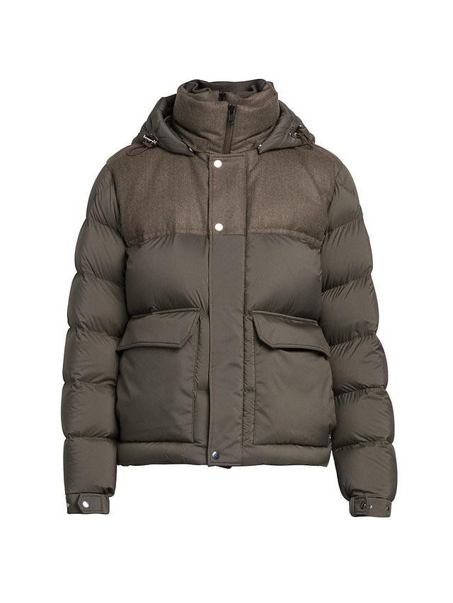 Mens Moncler Man Mussala Hooded Down Jacket Product Image