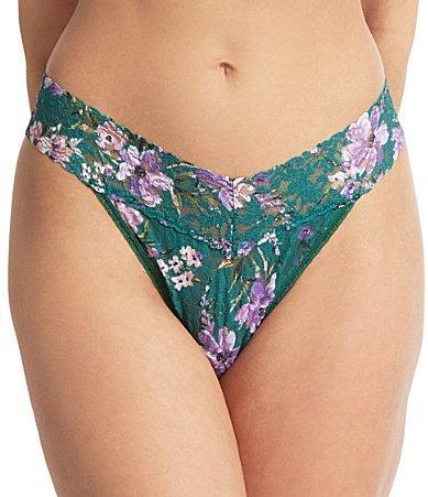 Hanky Panky Print Lace Original Rise Thong Product Image