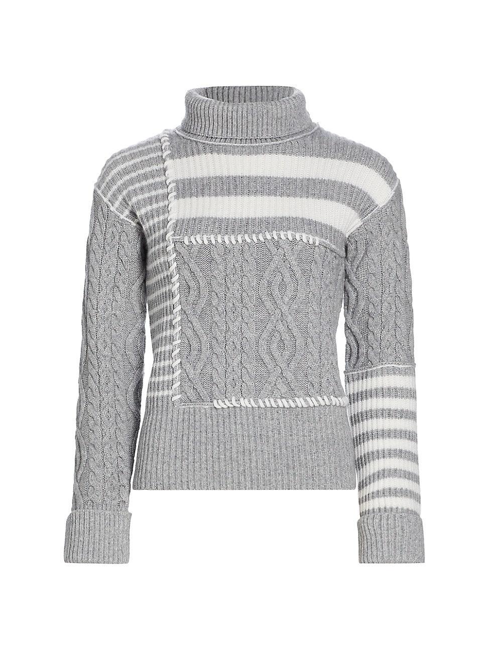 Womens Maggi Wool-Cashmere Blend Turtleneck Product Image